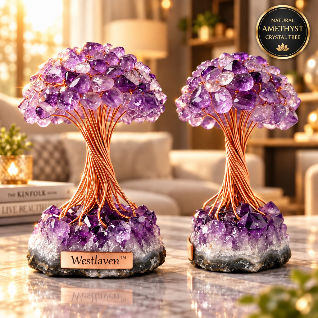 Westlaven™ Amethyst Crystal Bonsai Tree brand hero image