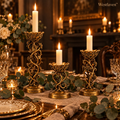 Westlaven™ Antique Floral Candle Holder Set lifestyle image