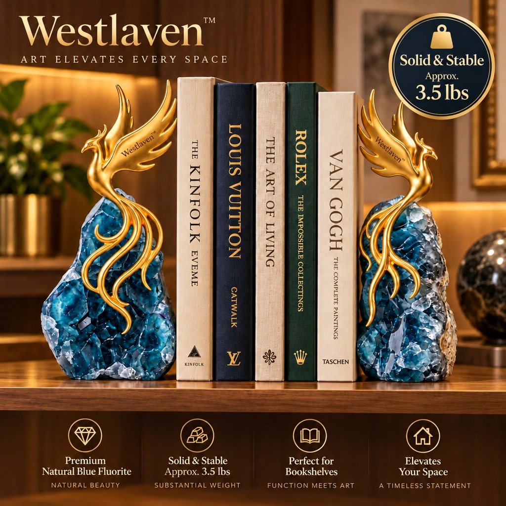 Westlaven™ Blue Fluorite Phoenix Sculpture product weight
