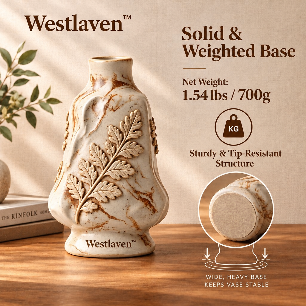 Westlaven™ Botanical Relief Vase product weight