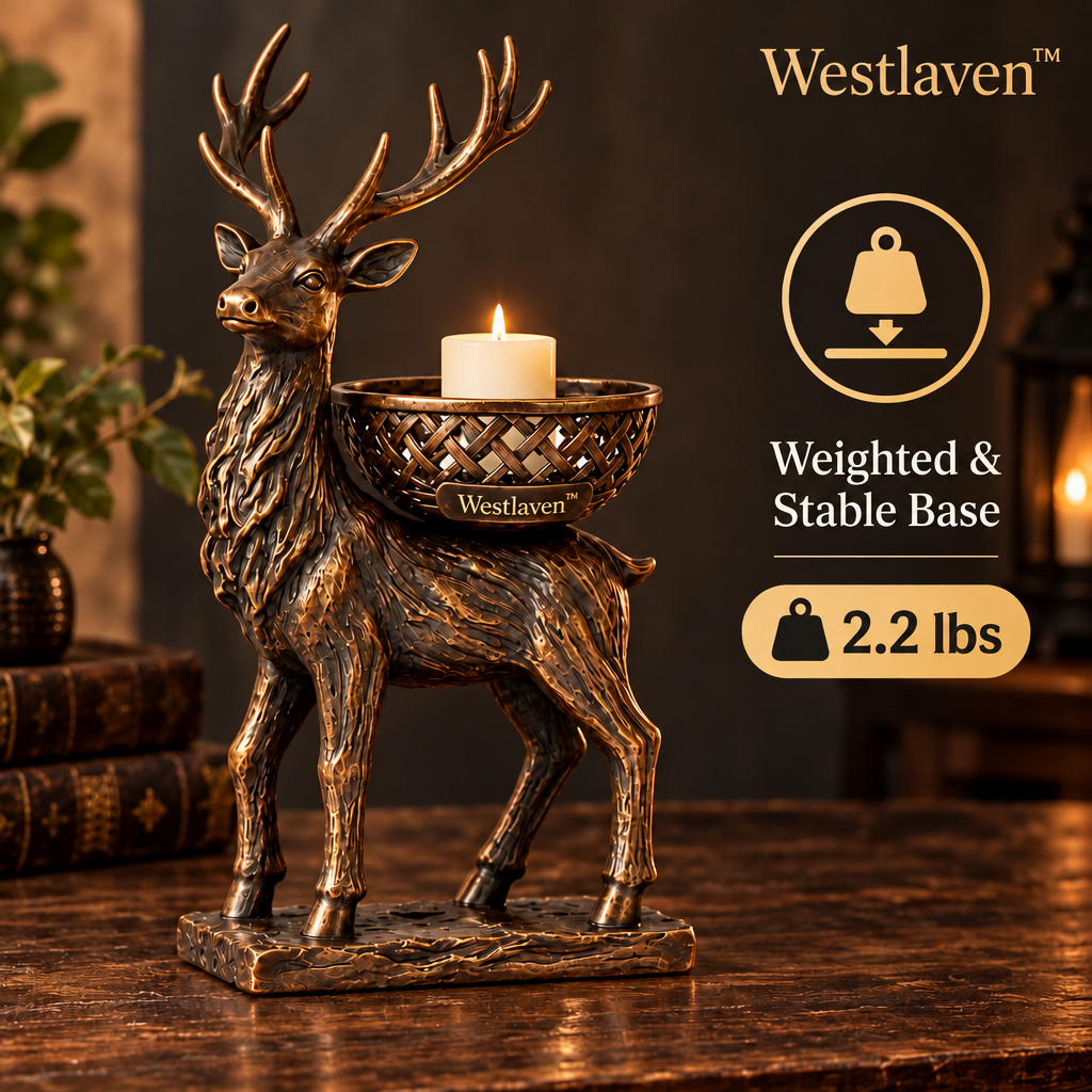 Westlaven™ Deer Candle Holder product weight