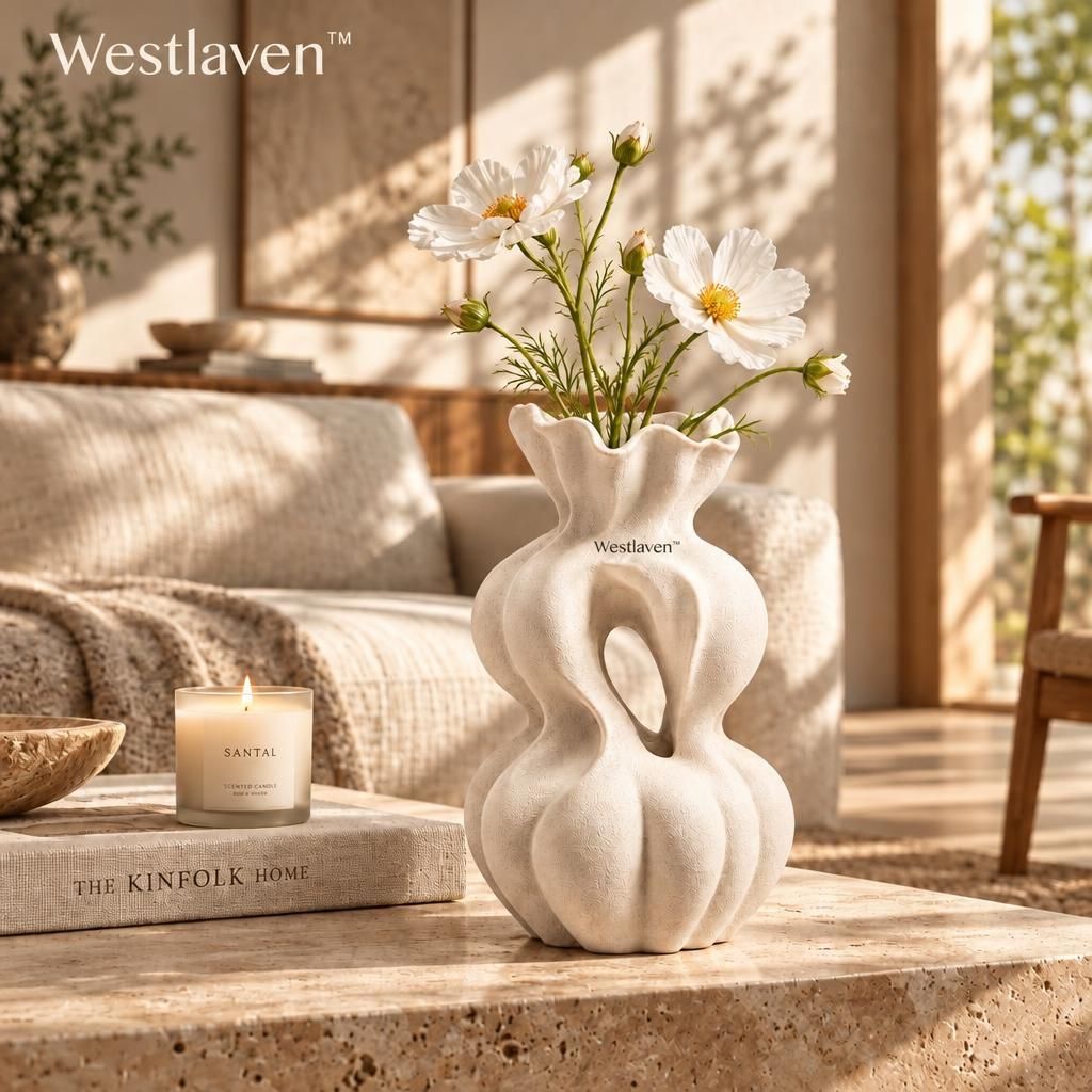 Westlaven™ Sculptural Loop Vase lifestyle image