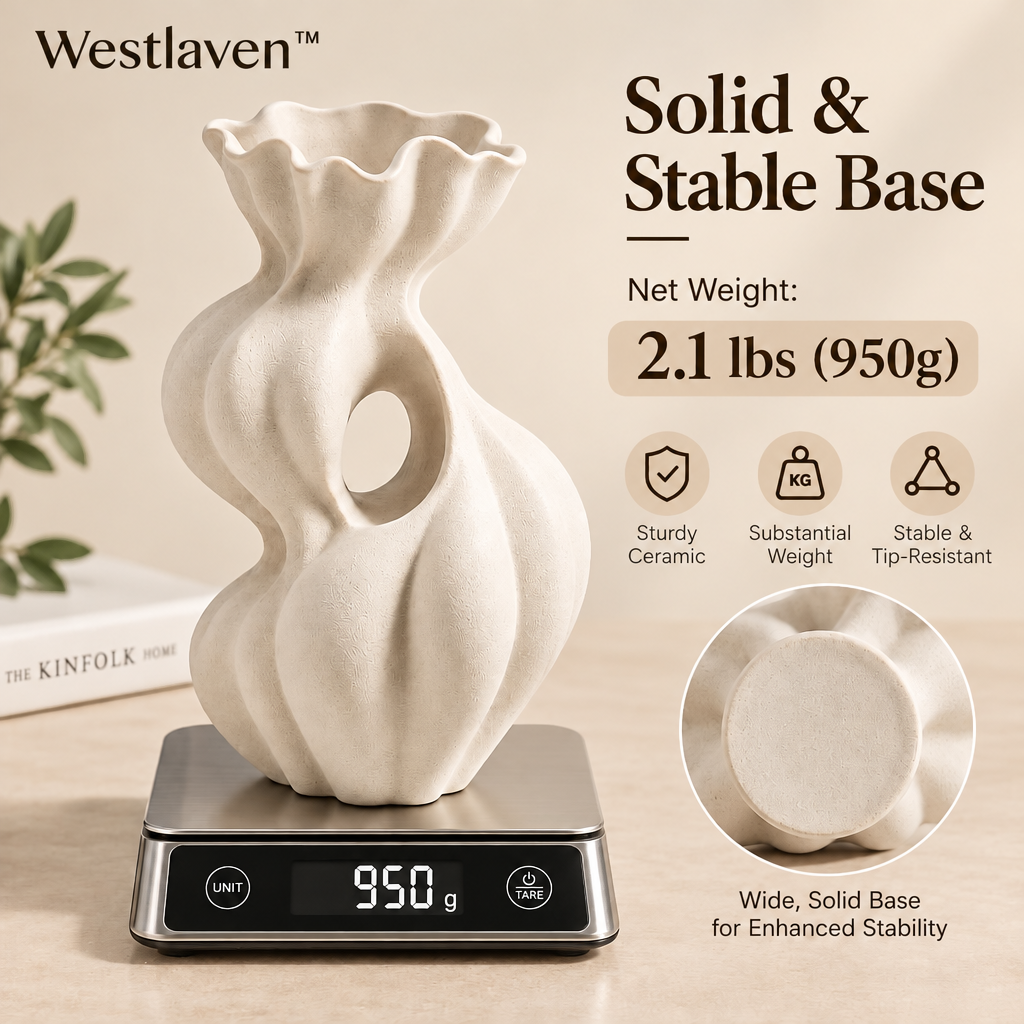 Westlaven™ Sculptural Loop Vase product weight