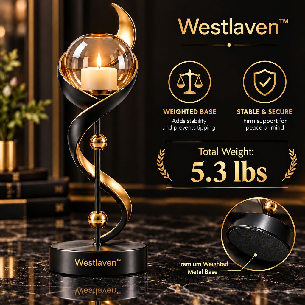 Westlaven™ Spiral Candle Holder Set of 3 product weight