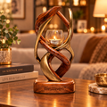 Westlaven™ Wood Sculptural Candle Holder lifestyle image